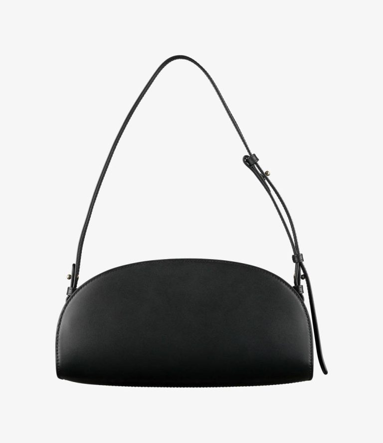 A.p.c. Black Demi-Lune Shoulder Bag Women Crossbody Bags - Image 4
