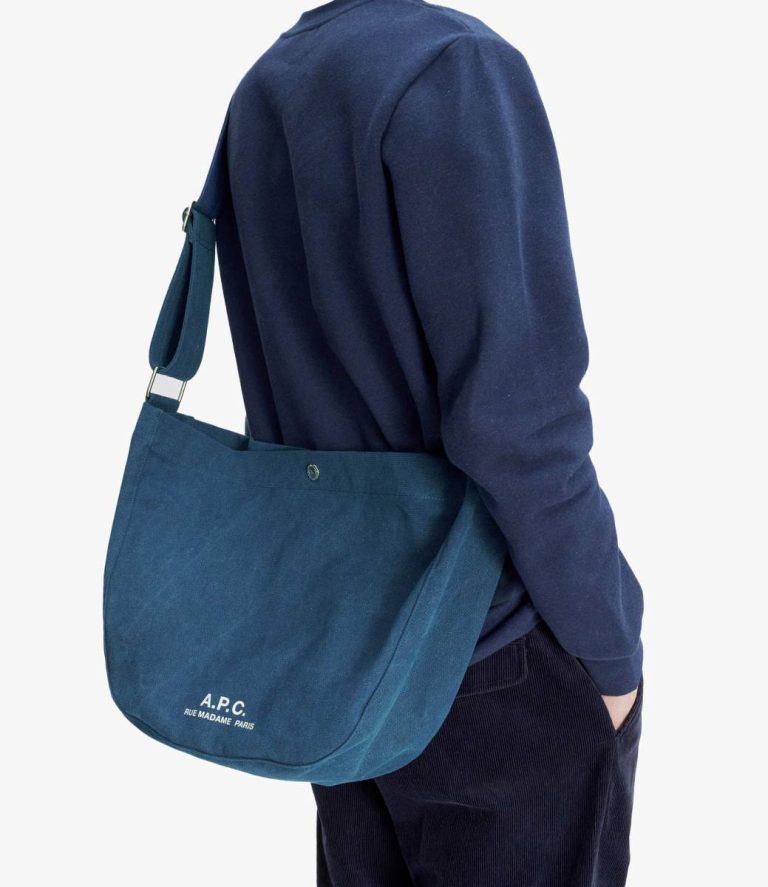 A.p.c. Crossbody Bags Navy Blue Journal Satchel Women - Image 2