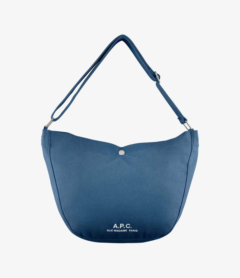 A.p.c. Crossbody Bags Navy Blue Journal Satchel Women