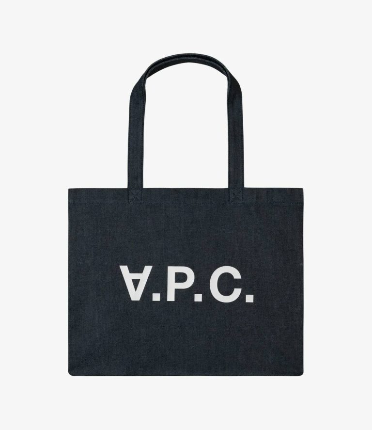 A.p.c. Men Indigo Daniela Shopping Bag Tote Bags