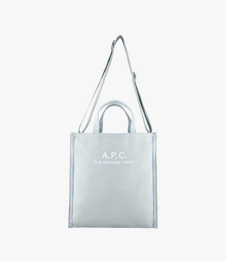 A.p.c. Men Tote Bags Blue Récupération Shopper Tote
