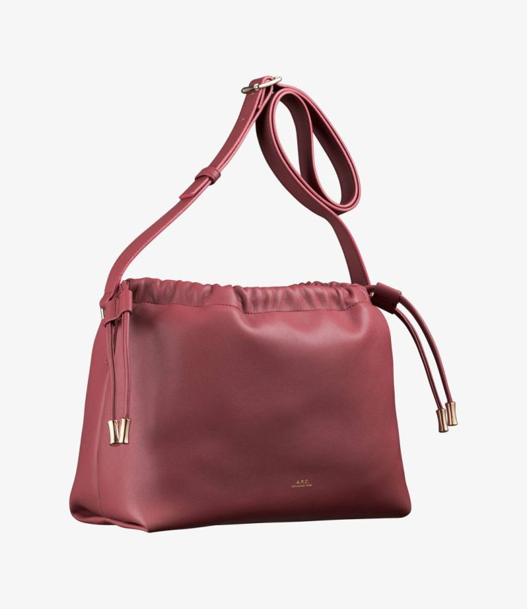 A.p.c. Ninon Bag Wine Red Crossbody Bags Women - Image 3