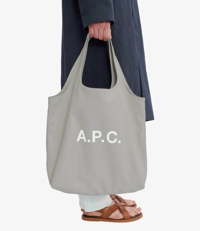 A.p.c. Ninon Tote Bag Faux Leather Bags Women Putty - Image 2