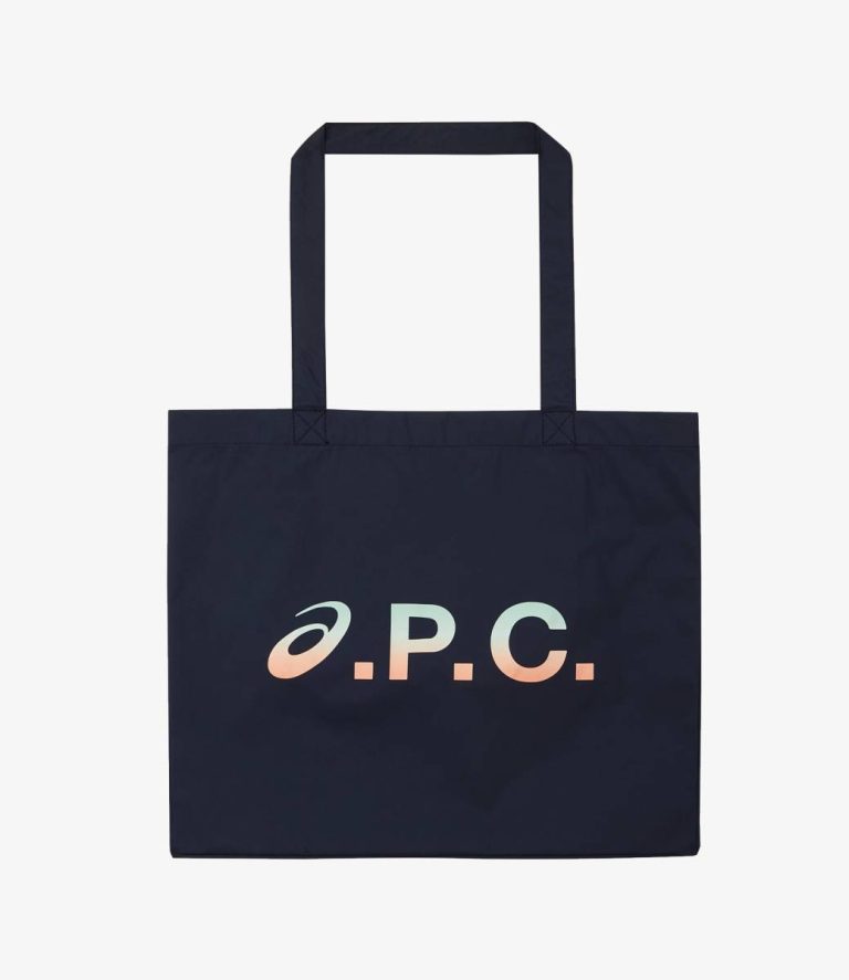A.p.c. Tote Bags Diane Asics Shopping Bag Men Dark Navy Blue