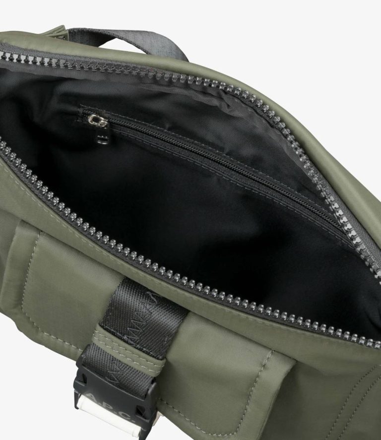 A.p.c. Treck Belt Bag Men Belt Bags Dark Khaki - Image 5