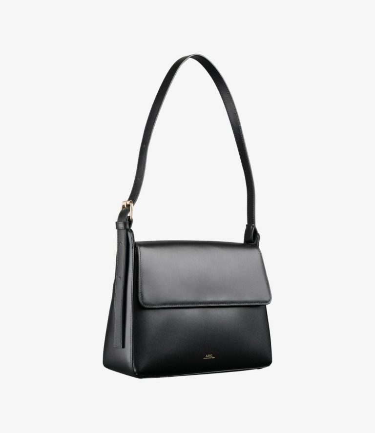A.p.c. Virginie Flap Bag Shoulder Bags Black Women - Image 3