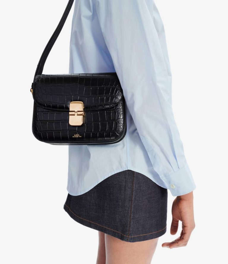 A.p.c. Women Crossbody Bags Grace Small Bag Black - Image 2