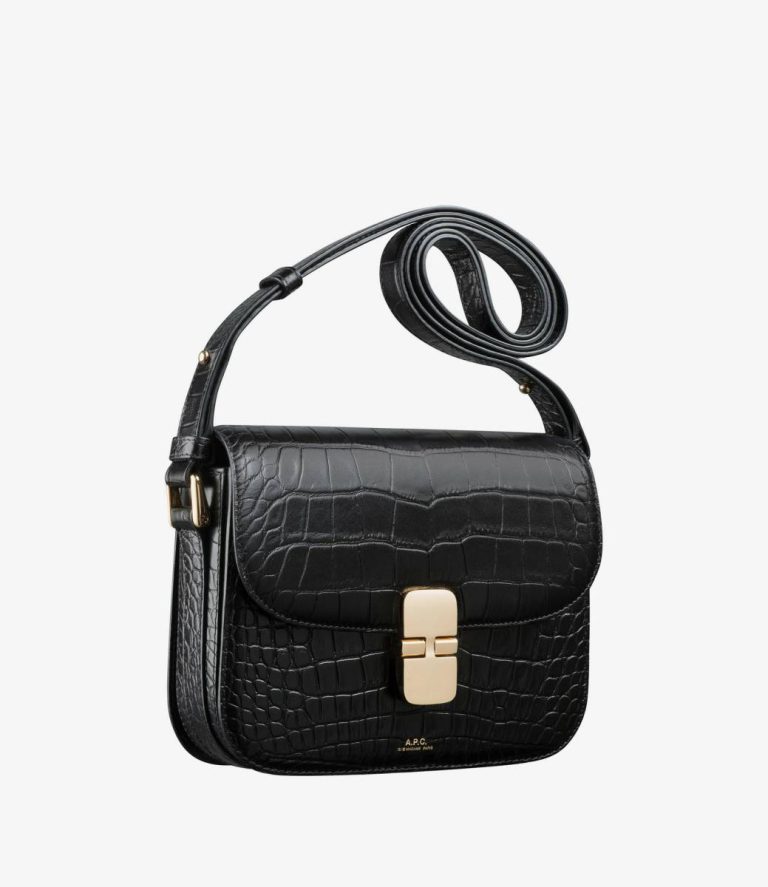 A.p.c. Women Crossbody Bags Grace Small Bag Black - Image 3