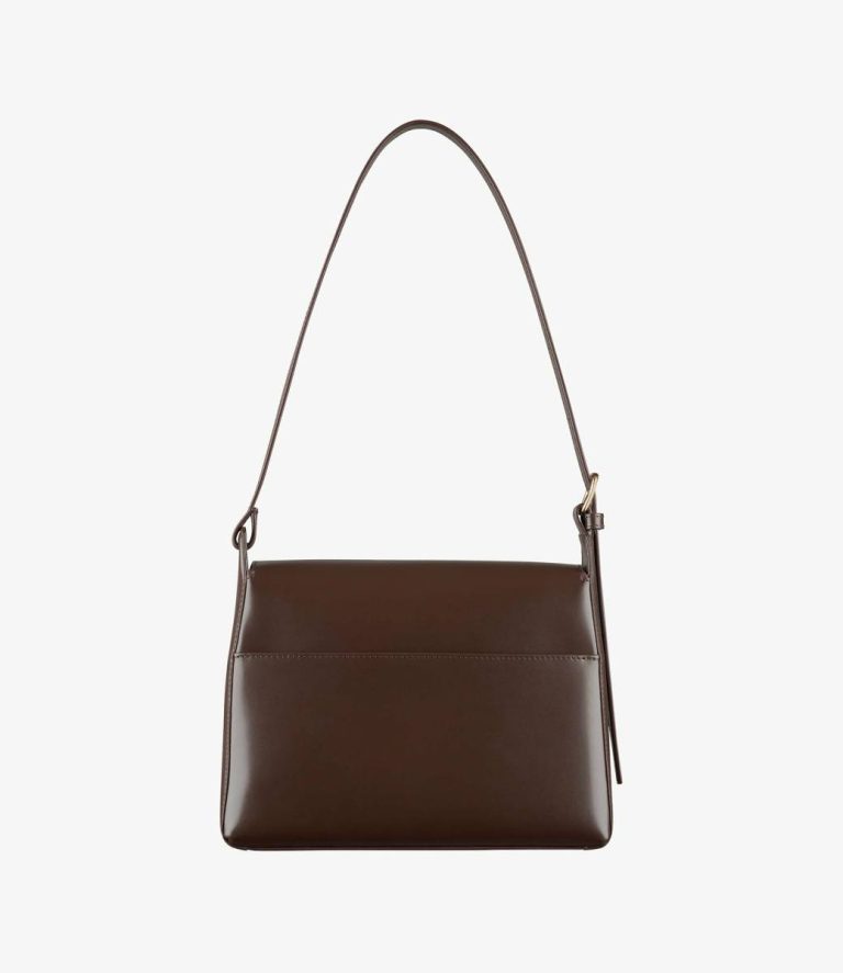 A.p.c. Women Virginie Flap Bag Brownie Crossbody Bags - Image 4