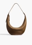 Augustina Hobo In Dark Olive Pebbled Leather Dark Olive Crossbody Bags Khaite Women - Image 2
