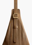 Augustina Hobo In Dark Olive Pebbled Leather Dark Olive Crossbody Bags Khaite Women - Image 3