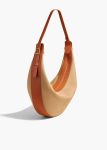 Augustina Hobo In Honey Canvas With Tan Leather Crossbody Bags Tan / Honey Women Khaite