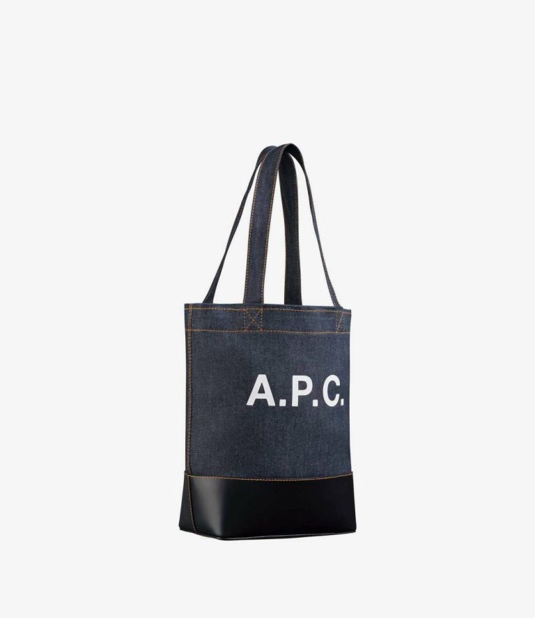 Axel Small Tote Bag A.p.c. Women Shoulder Bags Dark Navy - Image 3