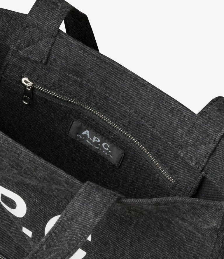 Axelle Tote Bag Men A.p.c. Tote Bags Black - Image 2