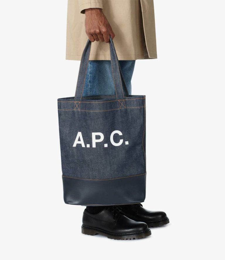Axelle Tote Bag Tote Bags Dark Navy A.p.c. Men - Image 2