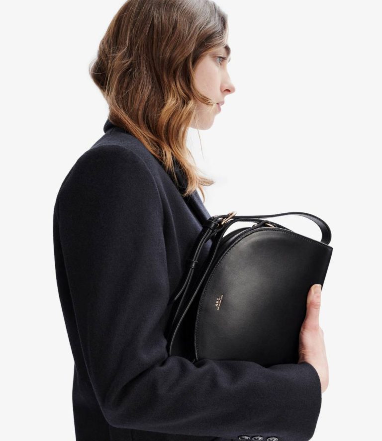 Black A.p.c. Demi-Lune Bag Shoulder Bags Women - Image 2