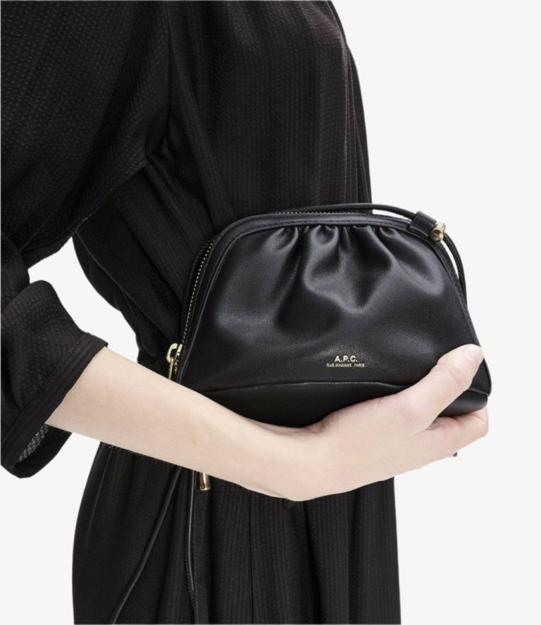 Black A.p.c. Shoulder Bags Women Ninon Small Drawstring Bag - Image 2