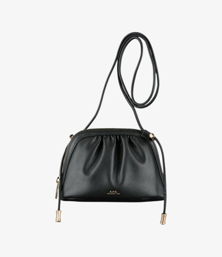 Black A.p.c. Shoulder Bags Women Ninon Small Drawstring Bag