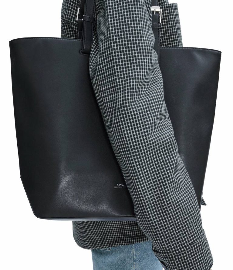 Black A.p.c. Women Shoulder Bags Nino Small Shopper Tote - Image 2