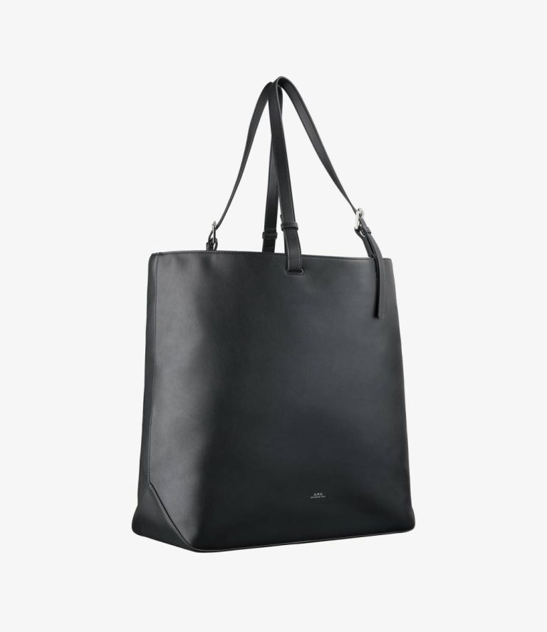 Black A.p.c. Women Shoulder Bags Nino Small Shopper Tote - Image 3