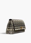 Black / Cream Women Khaite Evening Audrey Clutch In Black With Cream Python Dot Print - Image 2