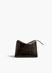 Black Khaite Lina Pochette In Black Eel Leather Women Pouches