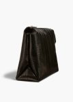 Black Khaite Lina Pochette In Black Eel Leather Women Pouches - Image 3