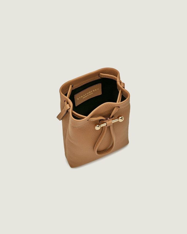 Caramel Osette Midi Pouch Women Travel Bags Strathberry - Image 5