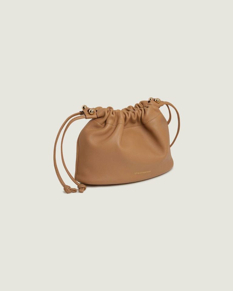 Caramel Small & Mini Bags Women Strathberry Charlotte Drawstring - Image 2