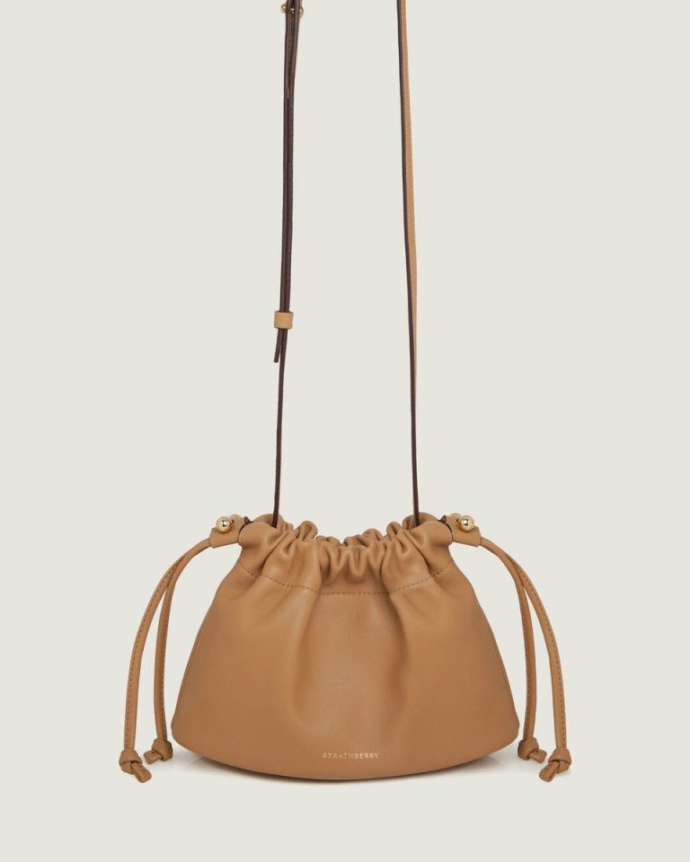 Caramel Small & Mini Bags Women Strathberry Charlotte Drawstring - Image 3