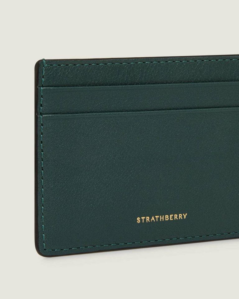 Cardholder Women Wallets Strathberry Bottle Green
