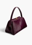 Cate Bag In Eggplant Haircalf Khaite Women Eggplant Top Handle - Image 2