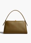 Cate Bag In Olive Leather Women Olive Khaite Top Handle
