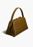 Cate Bag In Olive Leather Women Olive Khaite Top Handle - Image 2