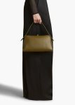 Cate Bag In Olive Leather Women Olive Khaite Top Handle - Image 5