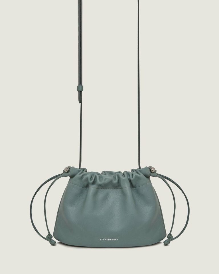 Charlotte Drawstring Small & Mini Bags Women Stone Blue Strathberry - Image 3