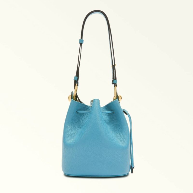 Cobalto Crossbodies Furla Sfera Bucket Bag Mini Women