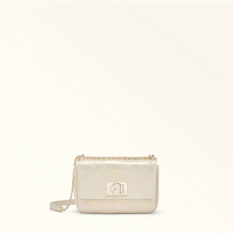 Color Gold Women Furla 1927 Crossbody Mini Crossbodies