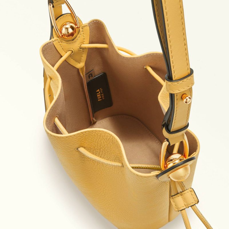 Crema Furla Sfera Bucket Bag Mini Women Crossbodies - Image 4