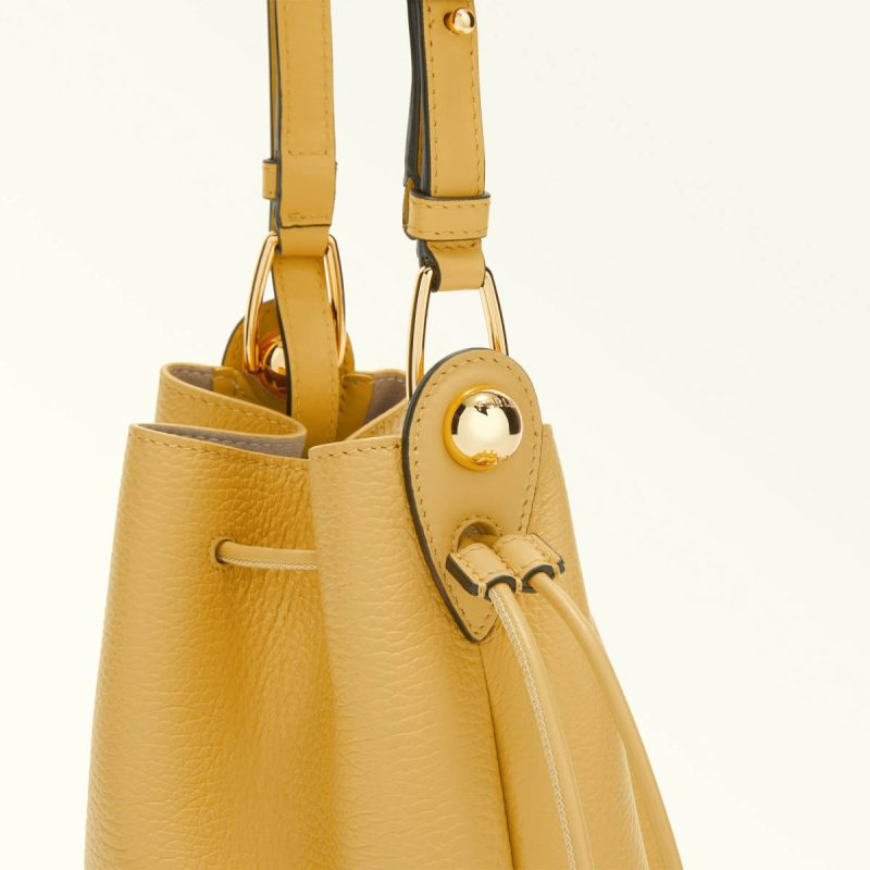 Crema Furla Sfera Bucket Bag Mini Women Crossbodies - Image 5