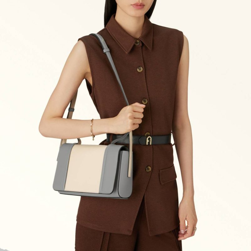 Crossbodies Furla Riva Crossbody S Ballerina I+Cenere Women - Image 2