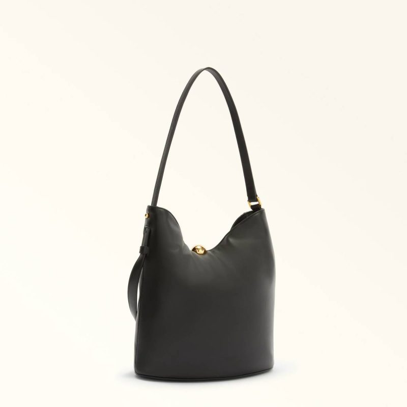 Crossbodies Furla Sfera Soft Bucket Bag S Nero Women - Image 2