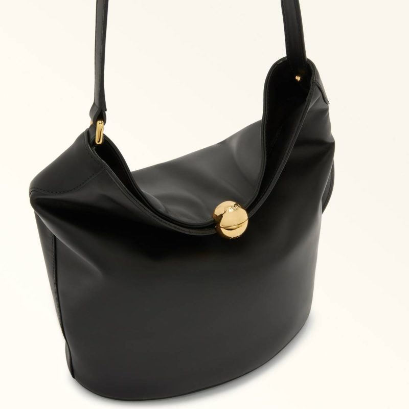 Crossbodies Furla Sfera Soft Bucket Bag S Nero Women - Image 5