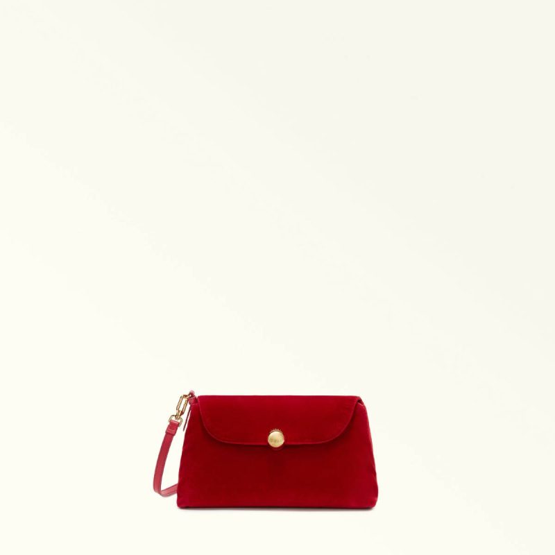 Crossbodies Women Furla Sfera Soft Mini Bag Rosso