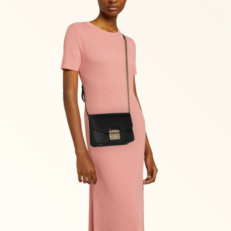 Crossbodies Women Nero Furla Metropolis Crossbody S - Image 2