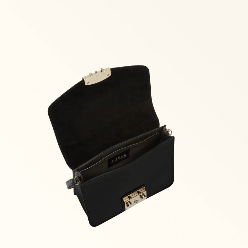 Crossbodies Women Nero Furla Metropolis Crossbody S - Image 4