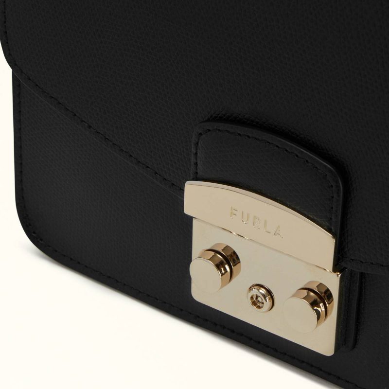 Crossbodies Women Nero Furla Metropolis Crossbody S - Image 5