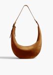 Crossbody Bags Khaite Women Augustina Hobo In Mud Suede Mud - Image 2