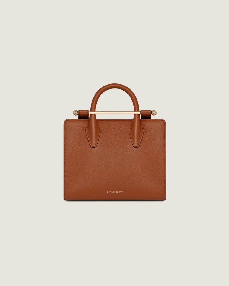 Crossbody Bags Strathberry Chestnut Women Mini Tote - Image 3