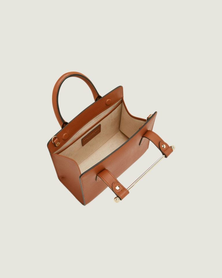 Crossbody Bags Strathberry Chestnut Women Mini Tote - Image 5